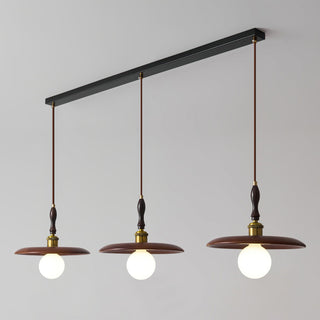 Kael Rustic Wood Pendant