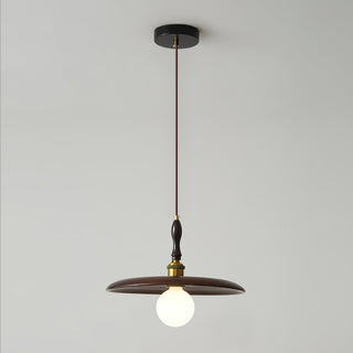 Kael Rustic Wood Pendant