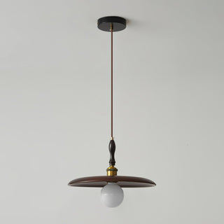 Kael Rustic Wood Pendant
