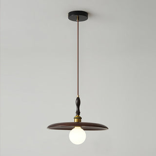 Kael Rustic Wood Pendant