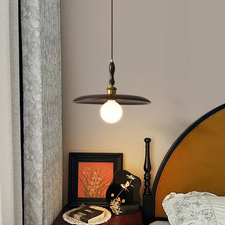Kael Rustic Wood Pendant