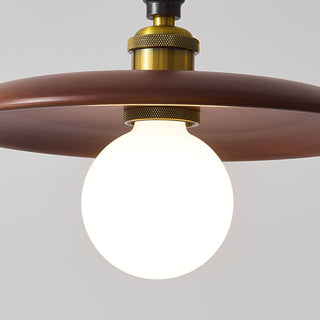 Kael Rustic Wood Pendant
