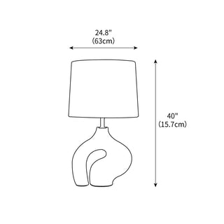 Kaelin Postmodern Resin Table Light