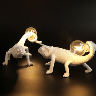 Resin Lizard Whimsical Resin Table Light