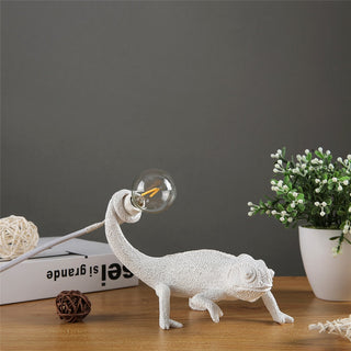 Resin Lizard Whimsical Resin Table Light