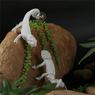 Resin Lizard Whimsical Resin Table Light