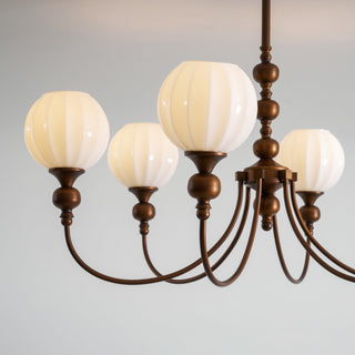 Monique Retro Iron Chandelier