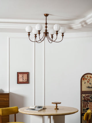Monique Retro Iron Chandelier