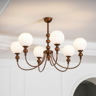 Monique Retro Iron Chandelier