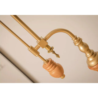 Gooseneck Retro Wood Table Light