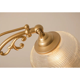 Gooseneck Retro Wood Table Light