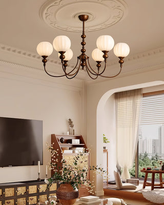 Monique Retro Iron Chandelier