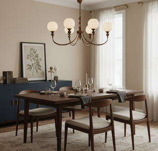 Monique Retro Iron Chandelier