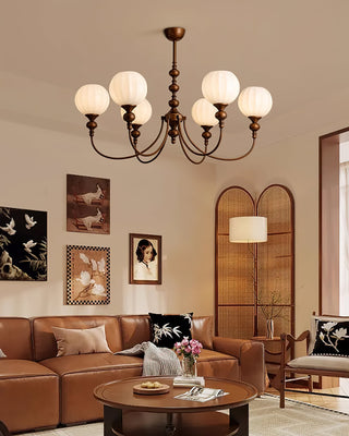 Monique Retro Iron Chandelier
