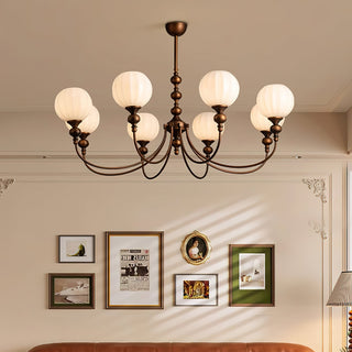 Monique Retro Iron Chandelier