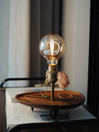 Forge Retro Wood Table Light