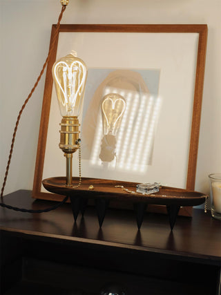 Forge Retro Wood Table Light