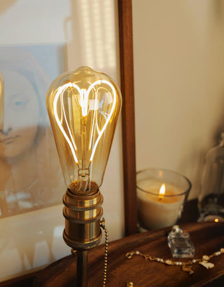 Forge Retro Wood Table Light