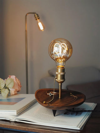 Forge Retro Wood Table Light