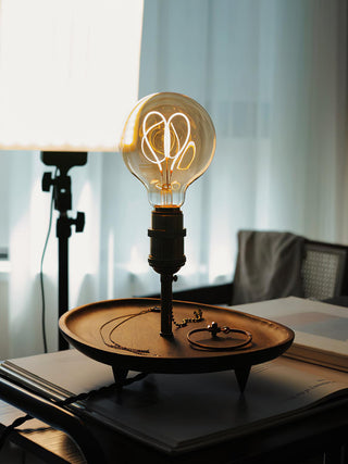 Forge Retro Wood Table Light