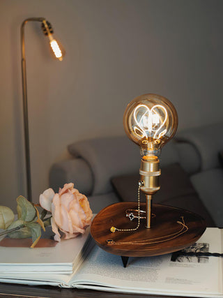 Forge Retro Wood Table Light