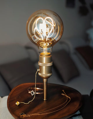 Forge Retro Wood Table Light