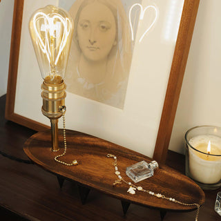 Forge Retro Wood Table Light