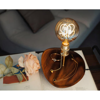 Forge Retro Wood Table Light