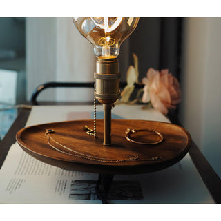 Forge Retro Wood Table Light