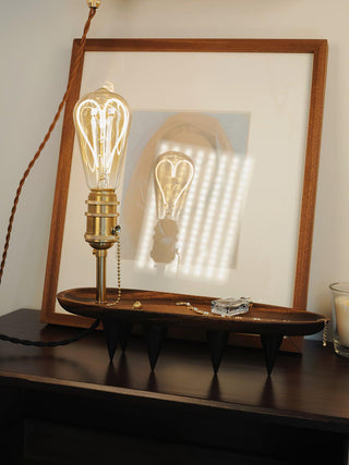 Forge Retro Wood Table Light