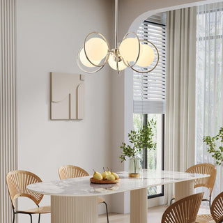 Revolution Minimalist Metal Chandelier