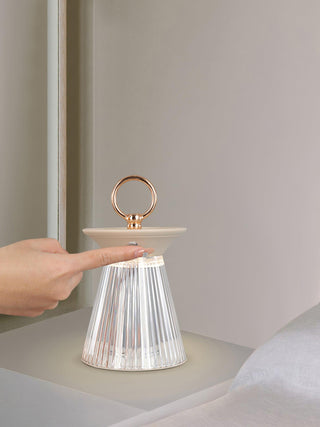 Cora Contemporary Acrylic Table Lamp