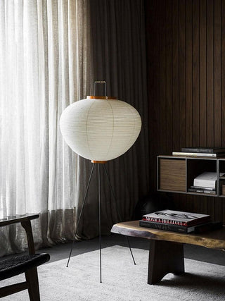 Rice Paper Oriental Mulberry Paper Floor Light