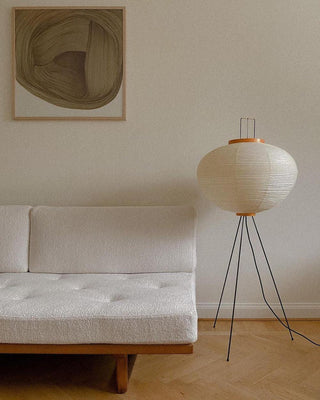 Rice Paper Oriental Mulberry Paper Floor Light