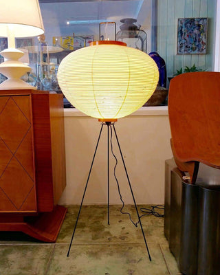 Rice Paper Oriental Mulberry Paper Floor Light