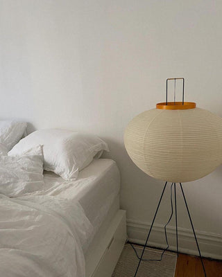 Rice Paper Oriental Mulberry Paper Floor Light