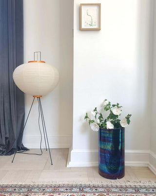 Rice Paper Oriental Mulberry Paper Floor Light
