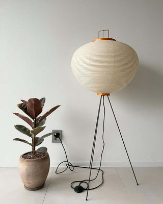 Rice Paper Oriental Mulberry Paper Floor Light