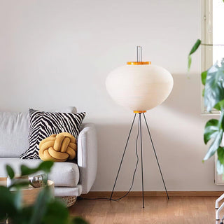 Rice Paper Oriental Mulberry Paper Floor Light