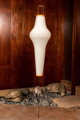 Rice Paper Oriental Mulberry Paper Floor Light
