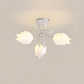 Ricko Floral Green Ceiling Lamp