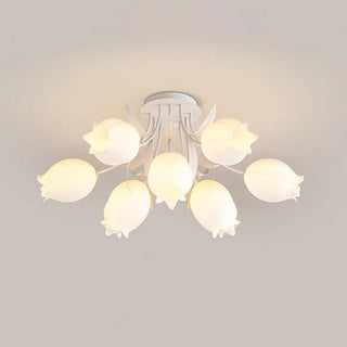 Ricko Floral Green Ceiling Lamp
