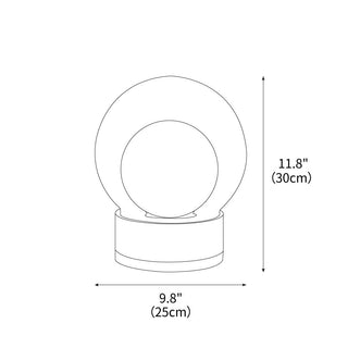 Rigel Minimalist Glass Table Light