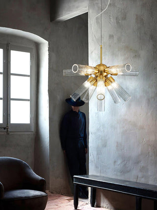 Ringold Sputnik Sculptural Glass Chandelier
