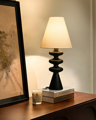 Ripple Sculptural Wood Table Light