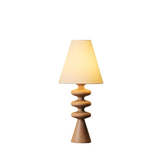 Ripple Sculptural Wood Table Light