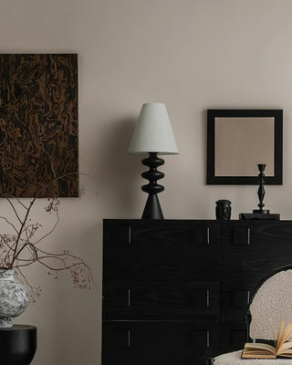 Ripple Sculptural Wood Table Light