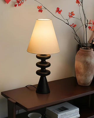 Ripple Sculptural Wood Table Light