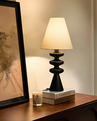 Ripple Sculptural Wood Table Light