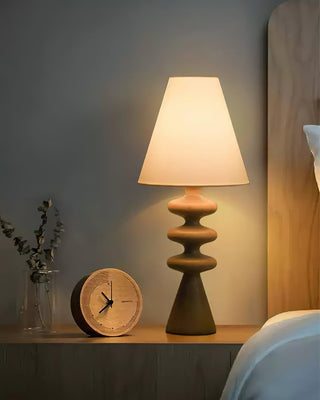 Ripple Sculptural Wood Table Light